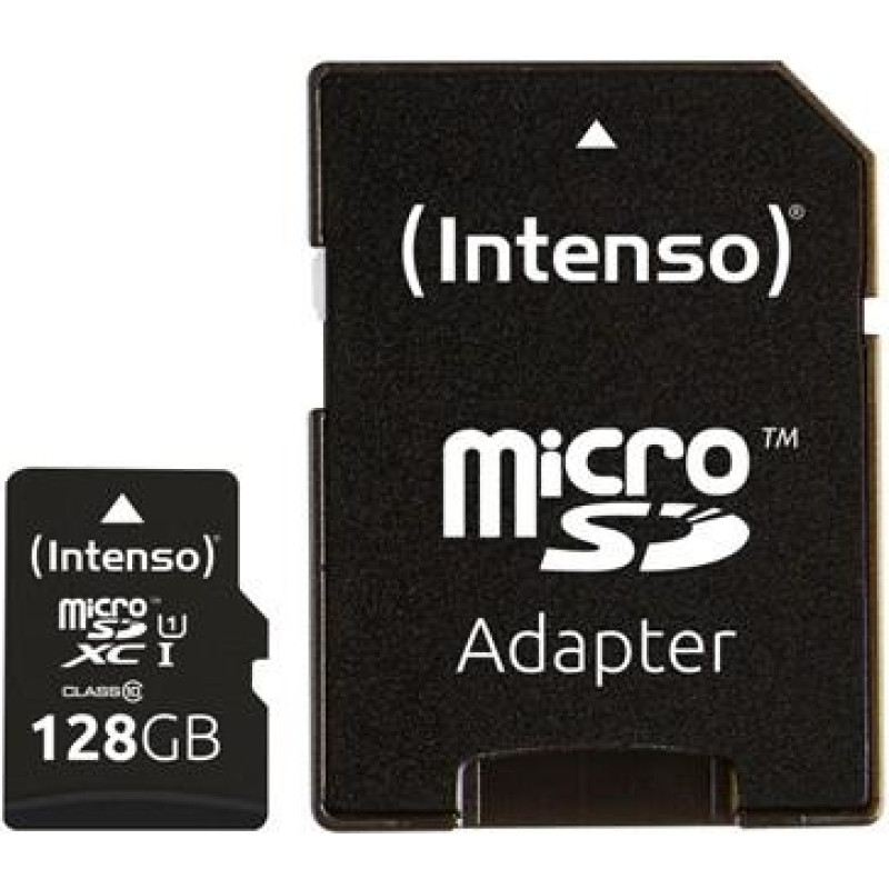 Intenso MEMORY MICRO SDXC 128GB UHS-I/W/ADAPTER 3423491 INTENSO