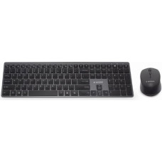 Gembird KEYBOARD +MOUSE WRL ENG/SLIM KBS-ECLIPSE-M500 GEMBIRD