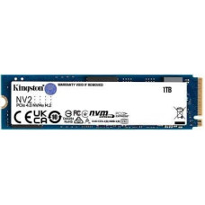 Kingston SSD|KINGSTON|NV2|1TB|M.2|PCIE|NVMe|Write speed 2100 MBytes/sec|Read speed 3500 MBytes/sec|2.2mm|TBW 320 TB|MTBF 1500000 hours|SNV2S/1000G