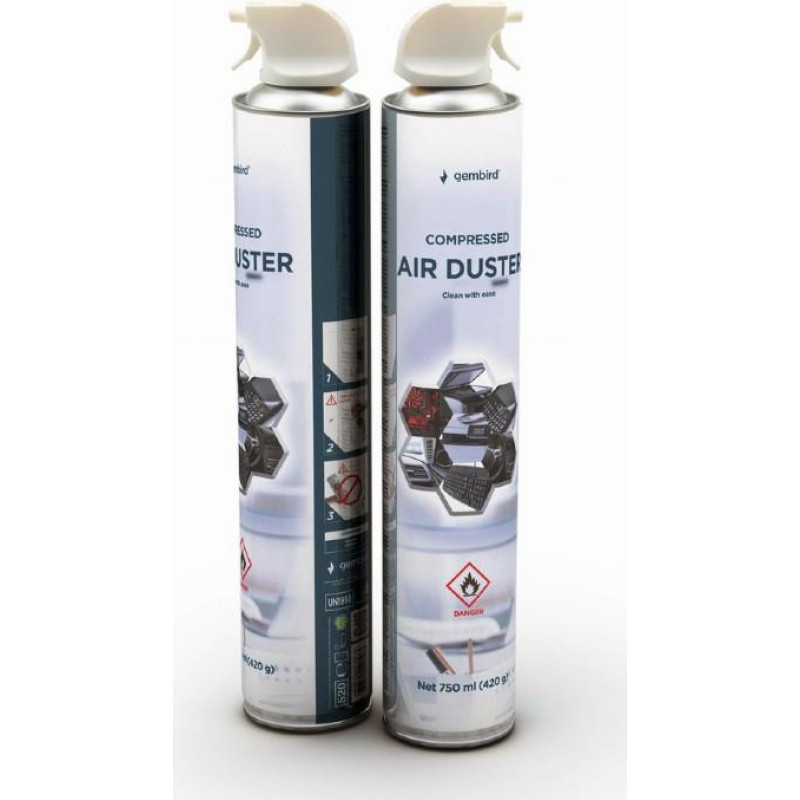 Gembird COMPRESSED AIR DUSTER 750ML/CK-CAD-FL750-01 GEMBIRD