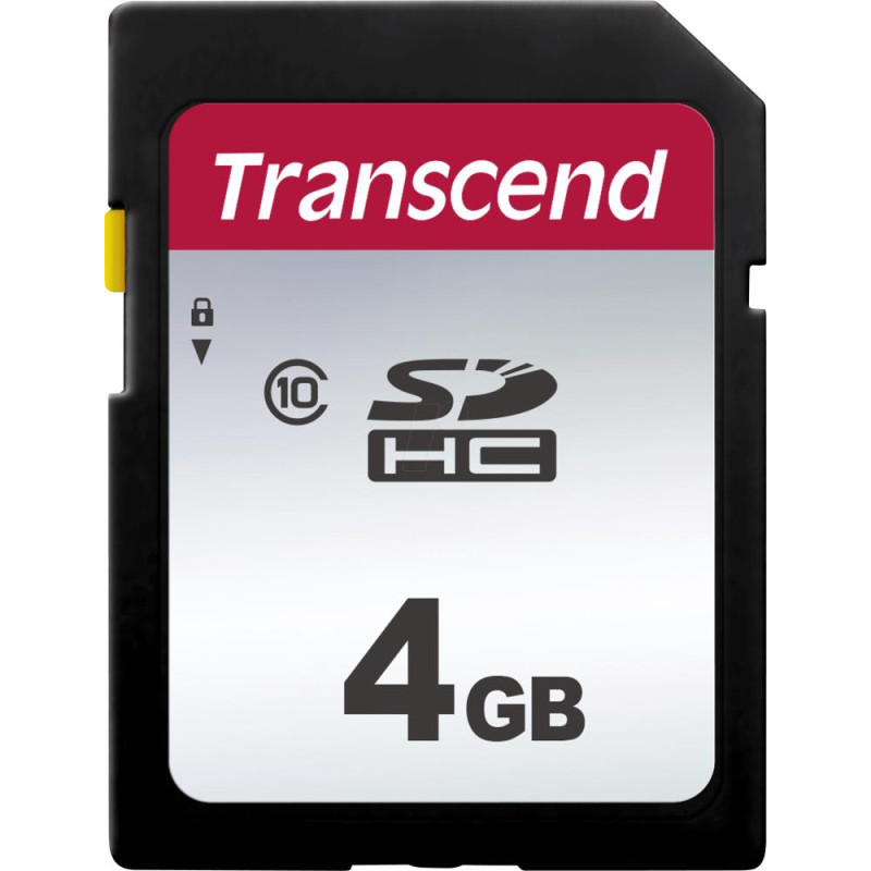 Transcend MEMORY SDHC 4GB C10/TS4GSDC300S TRANSCEND