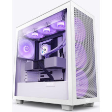 Nzxt Case|NZXT|H7 Flow RGB|MidiTower|Not included|ATX|MicroATX|MiniITX|Colour White|CM-H71FW-R1