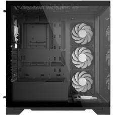 Adata Case|ADATA|XPG Invader X|MidiTower|Case product features Transparent panel|Not included|ATX|MicroATX|MiniITX|Colour Black|INVADERXMT-BKCWW