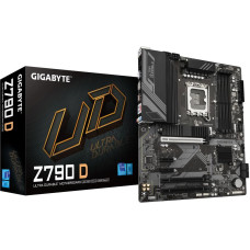 Gigabyte Mainboard|GIGABYTE|Intel Z790|LGA1700|ATX|Memory DDR5|Memory slots 4|2xPCI-Express 3.0 1x|1xPCI-Express 3.0 16x|1xPCI-Express 4.0 4x	|1xPCI-Express 5.0 16x|3xM.2|1xHDMI|1xDisplayPort|2xUSB 2.0|5xUSB 3.2|1xUSB-C|1xPS/2|1xRJ45|3xAudio port|Z790D