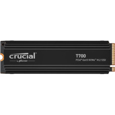 Crucial SSD|CRUCIAL|T700|1TB|M.2|PCIe Gen5|NVMe|TLC|Write speed 9500 MBytes/sec|Read speed 11700 MBytes/sec|TBW 600 TB|CT1000T700SSD5