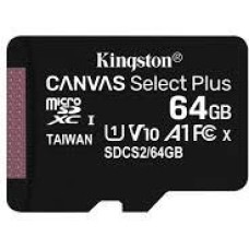 Kingston MEMORY MICRO SDXC 64GB UHS-I/SDCS2/64GBSP KINGSTON