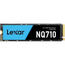 Lexar SSD|LEXAR|NQ710|500GB|Heatsink M.2|PCIe Gen4|NVMe|Write speed 1700 MBytes/sec|Read speed 4400 MBytes/sec|TBW 170 TB|MTBF 150000 hours|LNQ710X500G-RNNNG