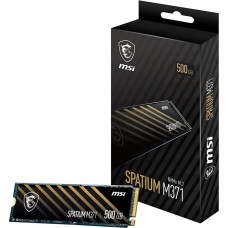 MSI SSD|MSI|SPATIUM M371|500GB|M.2|PCIE|NVMe|3D NAND|Write speed 1150 MBytes/sec|Read speed 2200 MBytes/sec|2.15mm|TBW 110 TB|MTBF 1500000 hours|S78-440K160-P83