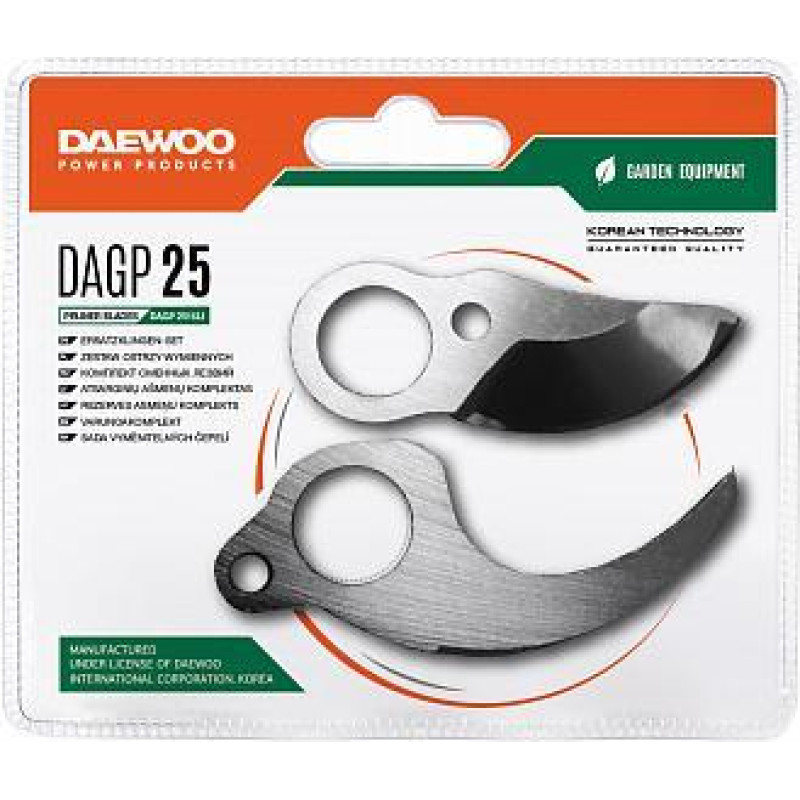 Daewoo PRUNER ACC REPLACEMENT BLADES/SET /2516LI DAGP 25 DAEWOO