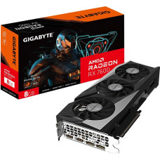 Gigabyte Graphics Card|GIGABYTE|AMD Radeon RX 7600|8 GB|GDDR6|128 bit|PCIE 4.0 16x|2xHDMI|2xDisplayPort|GV-R76GAMINGOC-8GD1.1