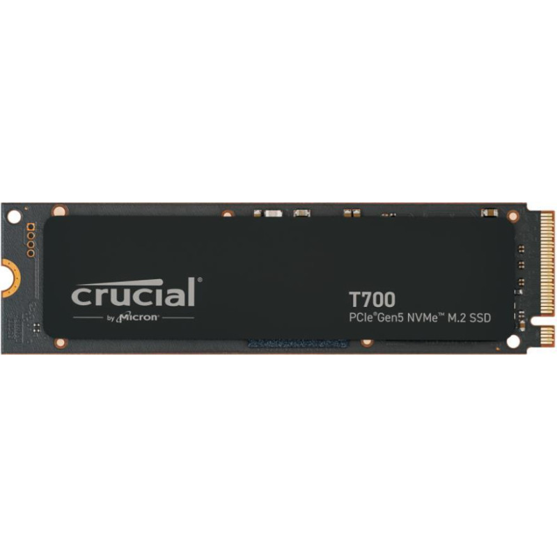 Crucial SSD|CRUCIAL|T700|2TB|M.2|PCIe Gen5|NVMe|TLC|Write speed 11800 MBytes/sec|Read speed 12400 MBytes/sec|TBW 1200 TB|CT2000T700SSD3