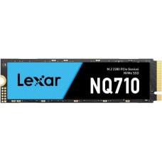 Lexar SSD|LEXAR|NQ710|1TB|Heatsink M.2|PCIe Gen4|NVMe|Write speed 3300 MBytes/sec|Read speed 5000 MBytes/sec|TBW 340 TB|MTBF 150000 hours|LNQ710X001T-RNNNG