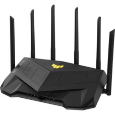 Asus Wireless Router|ASUS|Wireless Router|6000 Mbps|Mesh|Wi-Fi 5|Wi-Fi 6|IEEE 802.11a|IEEE 802.11b|IEEE 802.11g|IEEE 802.11n|USB 3.2|4x10/100/1000M|1x2.5GbE|LAN \ WAN ports 1|Number of antennas 6|TUFGAMINGAX6000