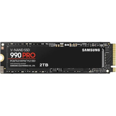 Samsung SSD|SAMSUNG|990 PRO|2TB|M.2|PCIE|NVMe|MLC|Write speed 6900 MBytes/sec|Read speed 7450 MBytes/sec|2.3mm|TBW 1200 TB|MTBF 1500000 hours|MZ-V9P2T0BW