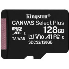 Kingston MEMORY MICRO SDXC 128GB UHS-I/W/ADAPTER SDCS2/128GB KINGSTON