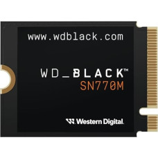 Western Digital SSD|WESTERN DIGITAL|Black SN770M|1TB|M.2|PCIe Gen4|NVMe|Write speed 4900 MBytes/sec|Read speed 5150 MBytes/sec|2.38mm|TBW 600 TB|WDS100T3X0G