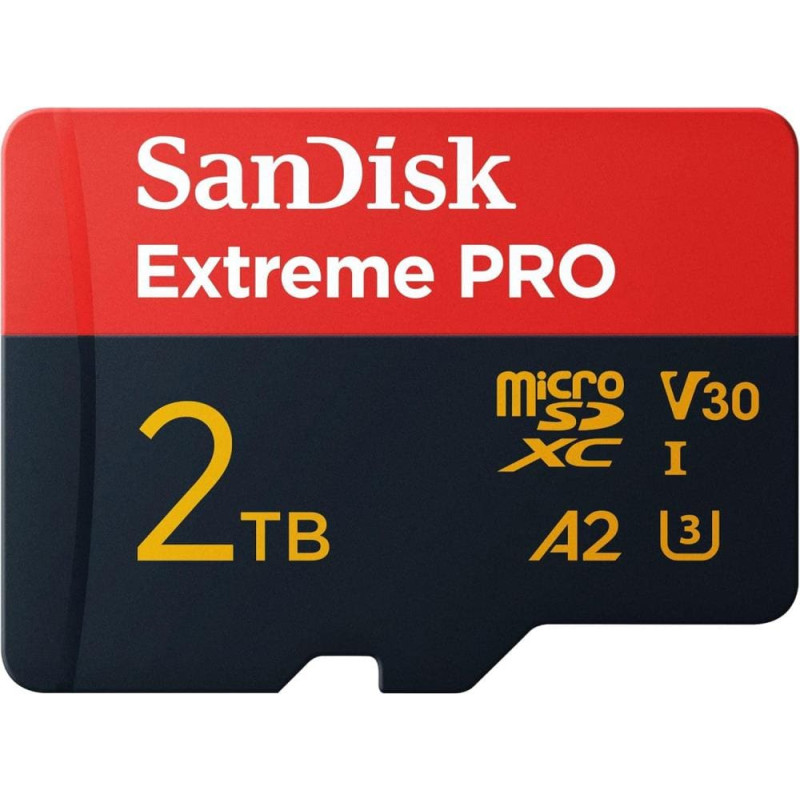 Sandisk By Western Digital MEMORY MICRO SDXC 2TB UHS-I/W/A SDSQXCD-2T00-GN6MA SANDISK