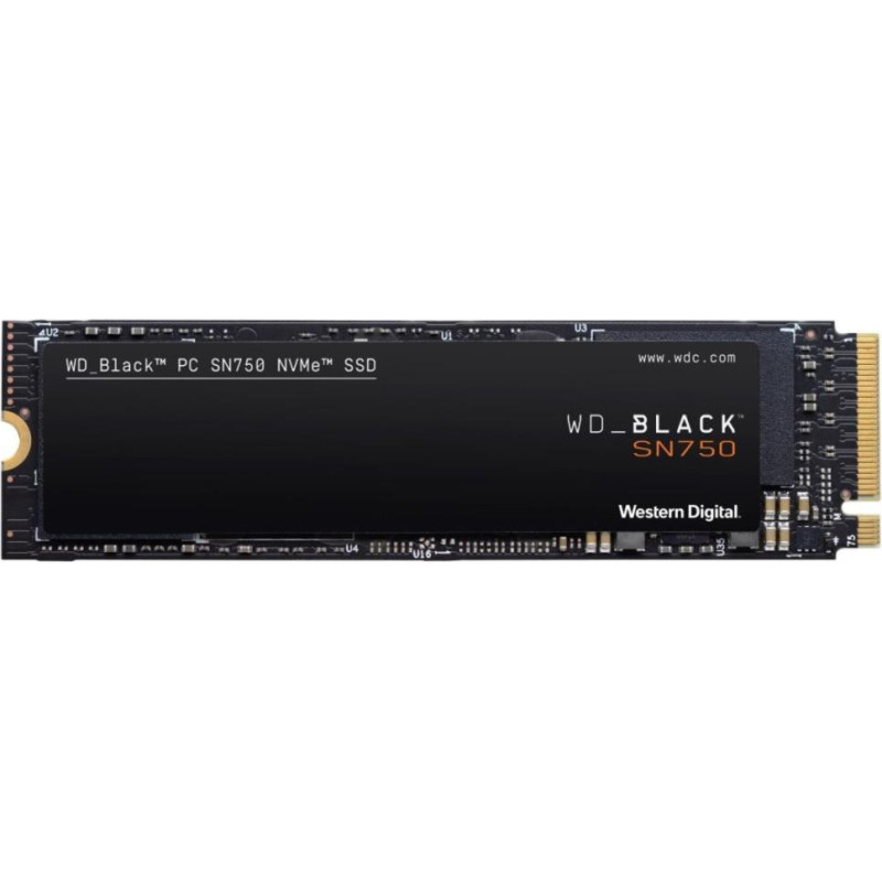 Western Digital SSD|WESTERN DIGITAL|Black SN750|250GB|M.2|PCIE|NVMe|Write speed 1600 MBytes/sec|Read speed 3100 MBytes/sec|2.38mm|TBW 200 TB|MTBF 1750000 hours|WDS250G3X0C