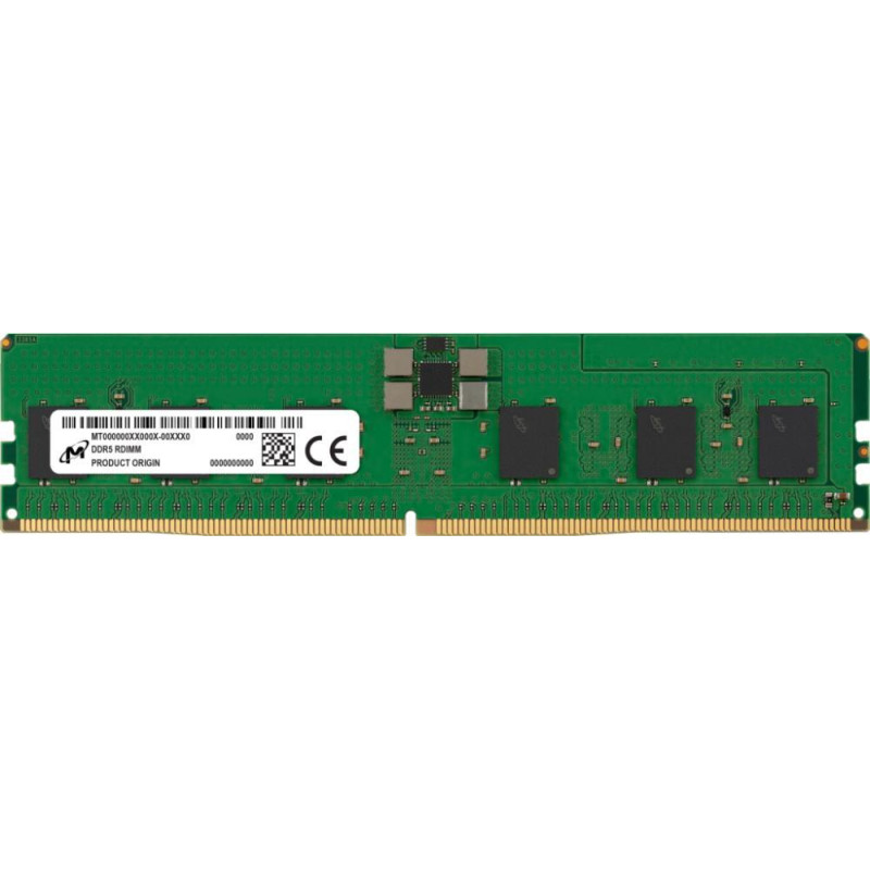 Micron Server Memory Module|MICRON|DDR5|32GB|RDIMM|4800 MHz|CL 40|1.1 V|MTC20F1045S1RC48BA2R