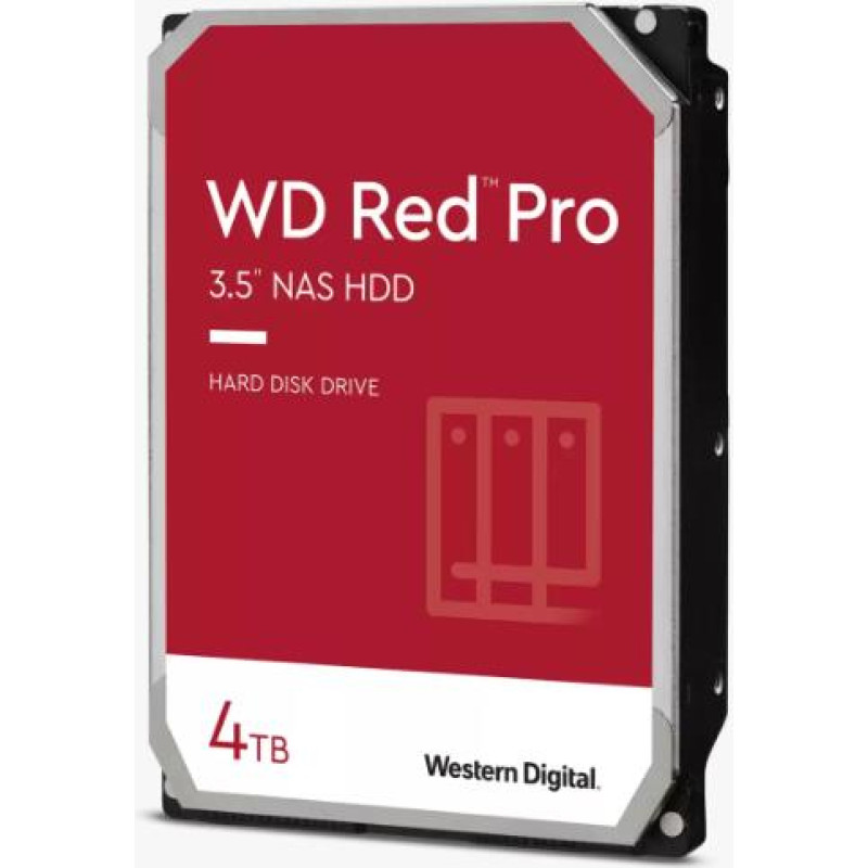 Western Digital HDD|WESTERN DIGITAL|Red Pro|4TB|SATA 3.0|256 MB|7200 rpm|3,5