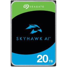 Seagate HDD|SEAGATE|SkyHawk AI|20TB|SATA 3.0|256 MB|7200 rpm|Discs/Heads 10/20|3,5