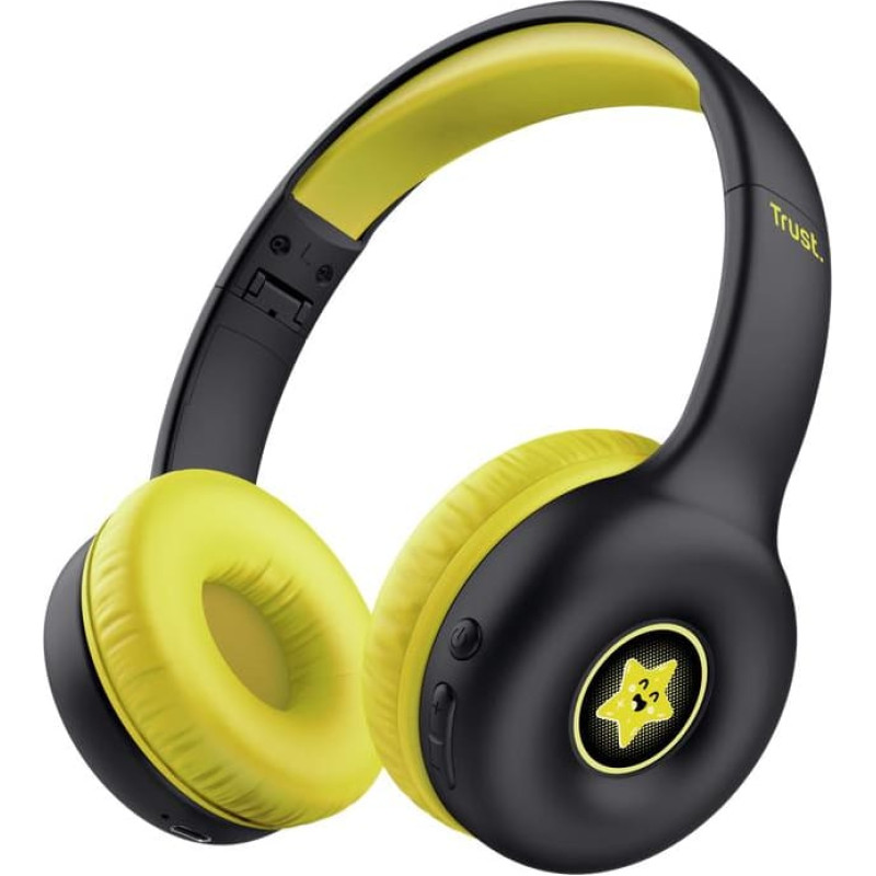 Trust HEADPHONES WRL NOUNA KIDS/BLACK 25405 TRUST