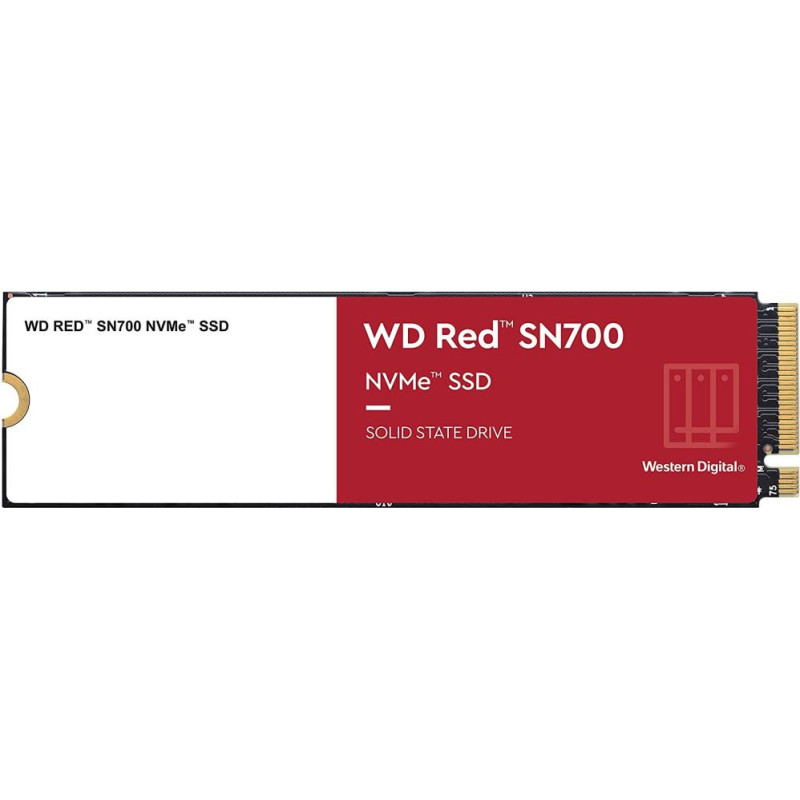 Western Digital SSD|WESTERN DIGITAL|Red SN700|500GB|M.2|PCIE|NVMe|Write speed 2600 MBytes/sec|Read speed 3430 MBytes/sec|WDS500G1R0C