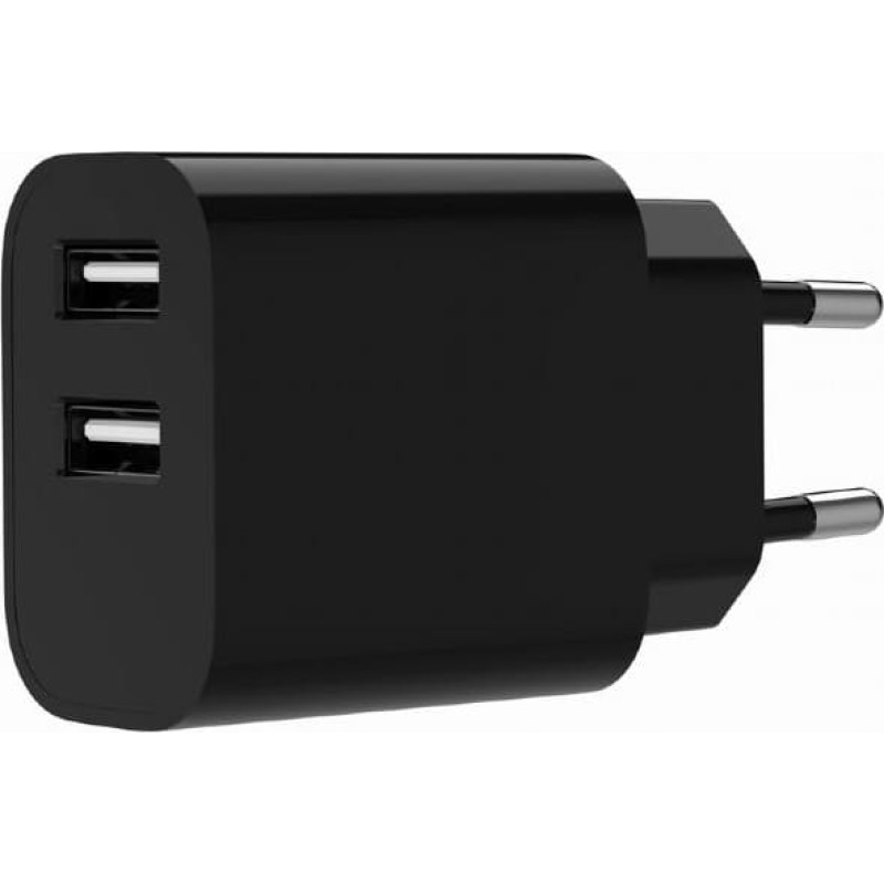 Gembird CHARGER USB UNIVERSAL BLACK/2P TA-UC-2A12-01-BK GEMBIRD