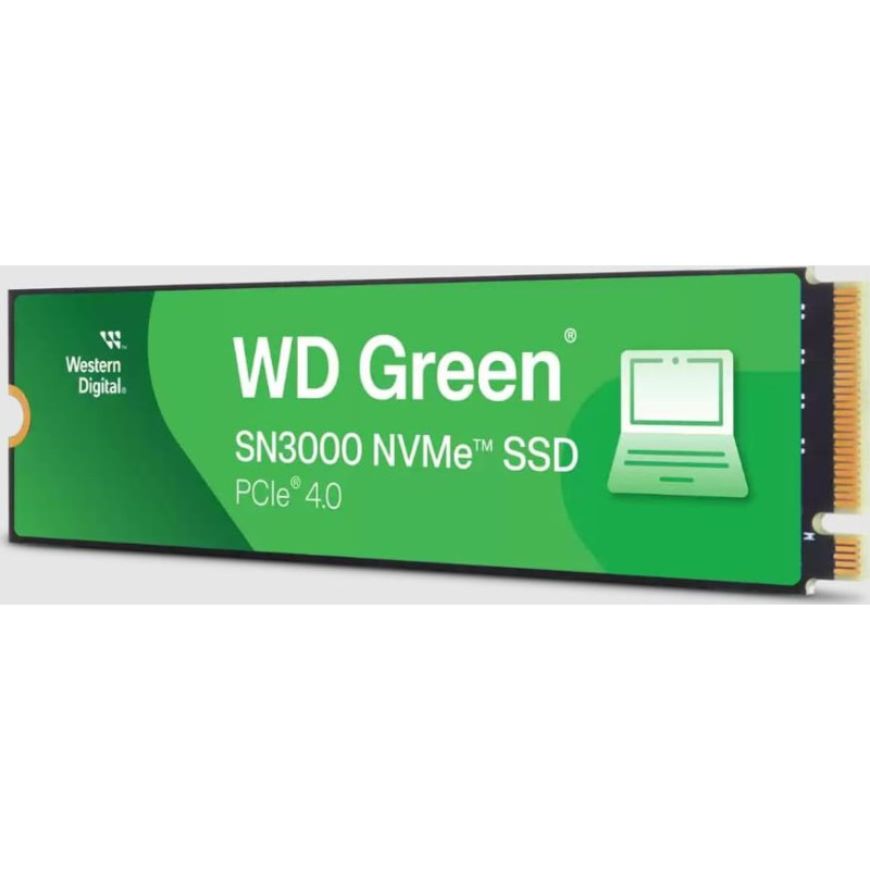 Western Digital SSD PCIE G4 M.2 NVME 500GB/GREEN SN3000 WDS500G4G0E WDC