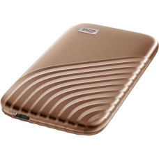 Western Digital External SSD|WESTERN DIGITAL|My Passport|1TB|USB 3.2|Write speed 1000 MBytes/sec|Read speed 1050 MBytes/sec|WDBAGF0010BGD-WESN