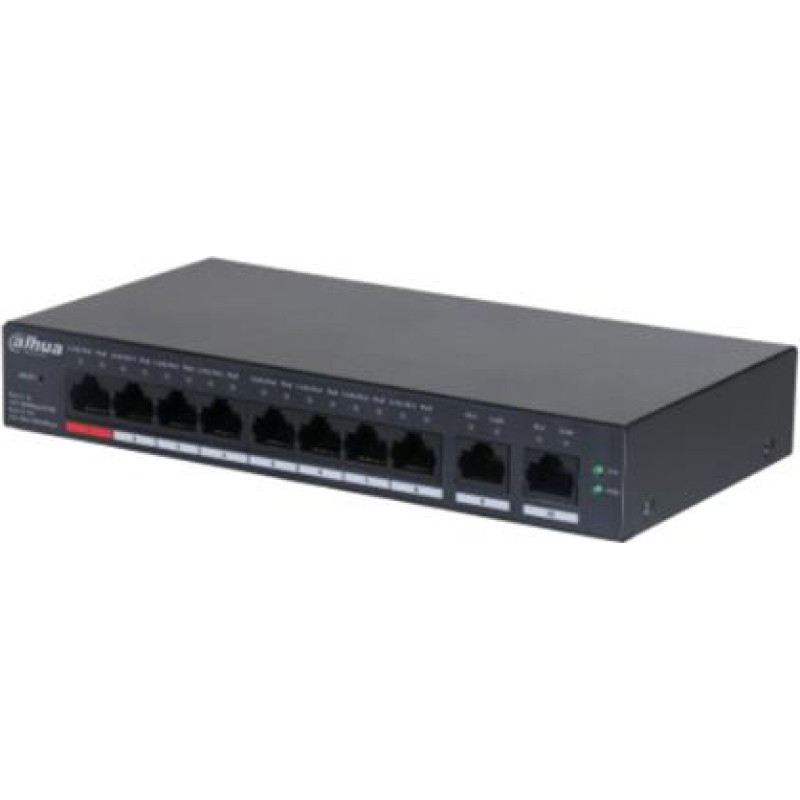 Dahua Switch|DAHUA|CS4010-8ET-110|Type L2|Desktop/pedestal|PoE ports 8|DH-CS4010-8ET-110