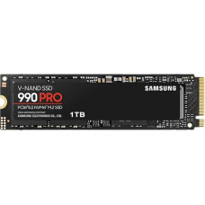 Samsung SSD|SAMSUNG|990 PRO|1TB|M.2|PCIE|NVMe|MLC|Write speed 6900 MBytes/sec|Read speed 7450 MBytes/sec|2.3mm|TBW 600 TB|MTBF 1500000 hours|MZ-V9P1T0BW