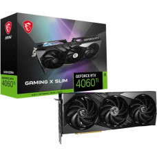 MSI Graphics Card|MSI|NVIDIA GeForce RTX 4060 Ti|16 GB|GDDR6|128 bit|PCIE 4.0 8x|1xHDMI|3xDisplayPort|RTX4060TIGAMXSLIM16G