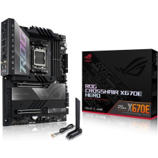 Asus Mainboard|ASUS|AMD X670|ATX|Memory DDR5|Memory slots 4|1xPCI-Express 4.0 1x|2xPCI-Express 5.0 16x|5xM.2|1xHDMI|8xUSB 3.2|2xUSB-C|2xUSB4|1xOptical S/PDIF|1xRJ45|5xAudio port|ROGCROSSHAIRX670EHERO