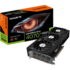 Gigabyte Graphics Card|GIGABYTE|NVIDIA GeForce RTX 4070 Ti SUPER|16 GB|GDDR6X|256 bit|PCIE 4.0 16x|GPU 2625 MHz|1xHDMI|3xDisplayPort|GV-N407TSWF3OC-16GD