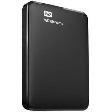 Western Digital External HDD|WESTERN DIGITAL|Elements Portable|1TB|USB 3.0|Colour Black|WDBUZG0010BBK-WESN