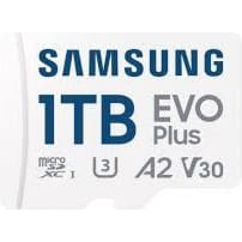 Samsung MEMORY MICRO SDXC EVO+ 1TB/V30 W/A MB-MC1T0SA/EU SAMSUNG