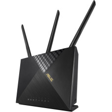 Asus Wireless Router|ASUS|Wireless Router|1800 Mbps|Wi-Fi 5|Wi-Fi 6|1 WAN|4x10/100/1000M|Number of antennas 4|4G-AX56