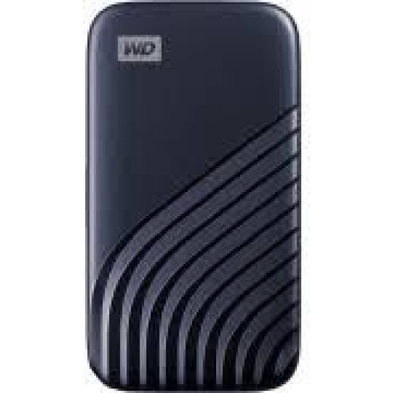 Western Digital External SSD|WESTERN DIGITAL|My Passport|1TB|USB-C|Write speed 1000 MBytes/sec|Read speed 1050 MBytes/sec|WDBAGF0010BBL-WESN