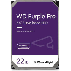 Western Digital HDD|WESTERN DIGITAL|Purple Pro|22TB|SATA|512 MB|7200 rpm|3,5