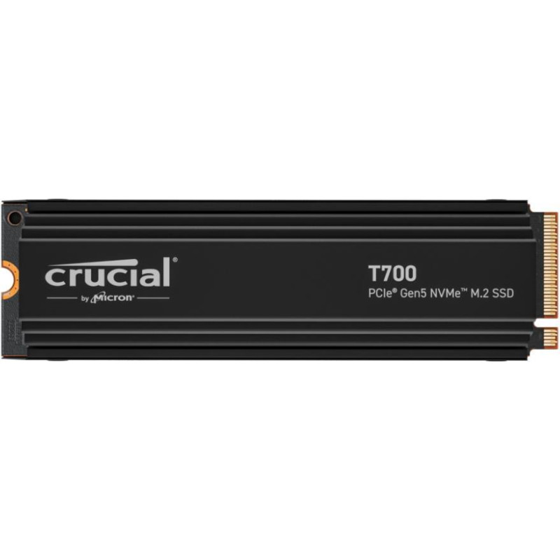 Crucial SSD|CRUCIAL|T700|4TB|M.2|PCIe Gen5|NVMe|TLC|Write speed 11800 MBytes/sec|Read speed 12400 MBytes/sec|TBW 2400 TB|CT4000T700SSD5