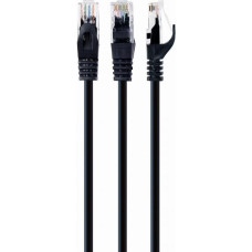 Gembird PATCH CABLE CAT6 UTP 0.5M/BLACK PP6U-0.5M/BK GEMBIRD