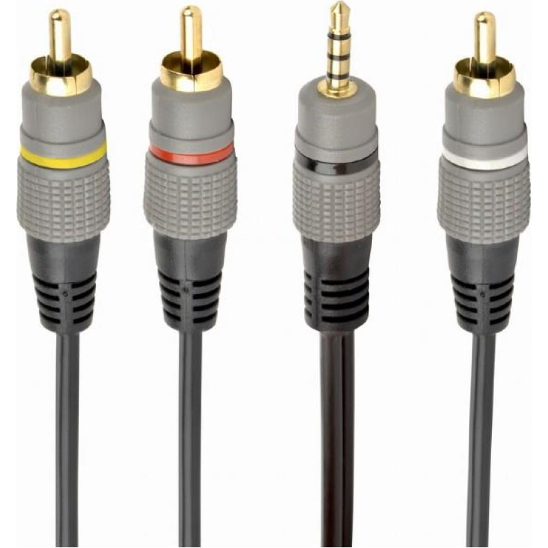 Gembird CABLE AUDIO 3.5MM 4PIN TO 3RCA/AV 1.5M CCAP-4P3R-1.5M GEMBIRD