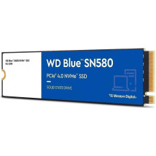 Western Digital SSD|WESTERN DIGITAL|Blue SN580|250GB|M.2|PCIe Gen4|NVMe|TLC|Write speed 2000 MBytes/sec|Read speed 4000 MBytes/sec|2.38mm|TBW 150 TB|MTBF 1500000 hours|WDS250G3B0E