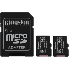 Kingston MEMORY MICRO SDXC 64GB UHS-I/2PACK SDCS2/64GB-2P1A KINGSTON