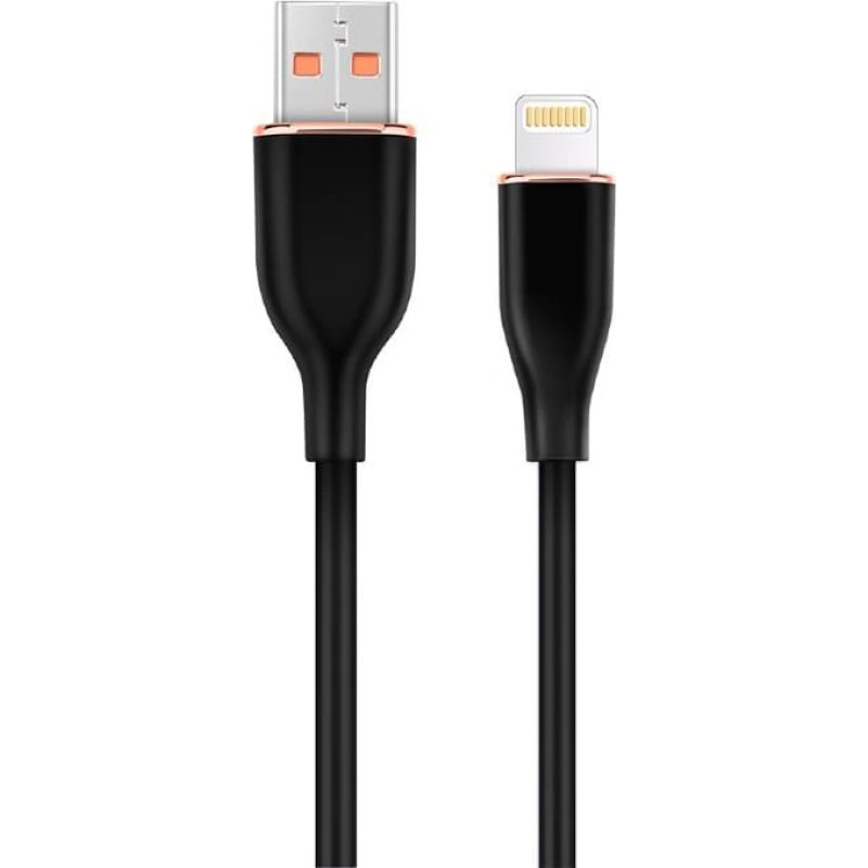 Gembird CABLE LIGHTNING TO USB2 1.5M/CC-USB2S-AM8PM-1.5M-BK GEMBIRD