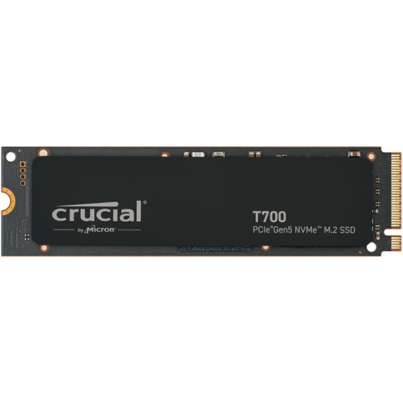 Crucial SSD|CRUCIAL|T700|1TB|M.2|PCIe Gen5|NVMe|TLC|Write speed 9500 MBytes/sec|Read speed 11700 MBytes/sec|TBW 600 TB|CT1000T700SSD3