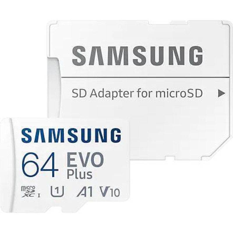 Samsung MEMORY MICRO SDXC EVO+ 64GB/V10 W/A MB-MC64KA/EU SAMSUNG