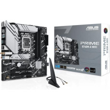 Asus Mainboard|ASUS|Intel B760 Express|LGA1700|Micro-ATX|Memory DDR5|Memory slots 4|3xPCI-Express 4.0 16x|2xM.2|2xHDMI|1xDisplayPort|4xUSB 2.0|2xUSB 3.2|1xPS/2|1xRJ45|3xAudio port|PRIMEB760M-AWIFI