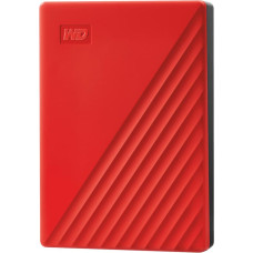 Western Digital External HDD|WESTERN DIGITAL|My Passport|4TB|USB 2.0|USB 3.0|USB 3.2|Colour Red|WDBPKJ0040BRD-WESN